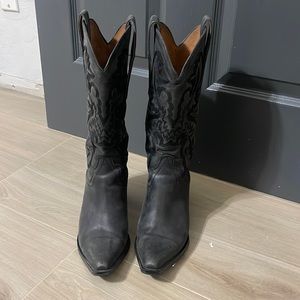 Jeffrey Campbell Dagget Boots in Washed Black